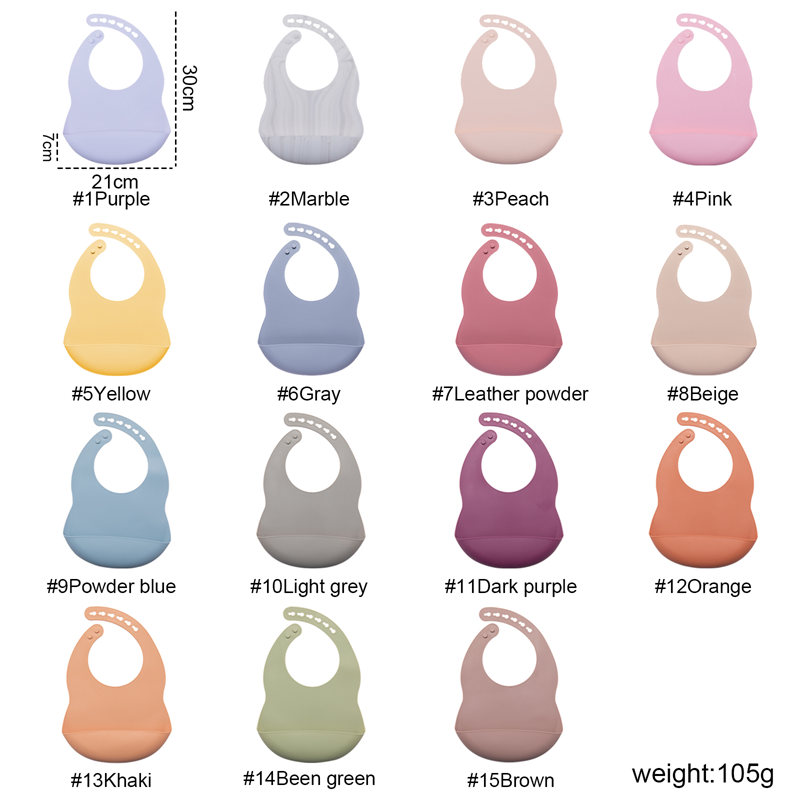 0-3 Years Baby Bib BPA Free Si - огляд і ціна Silicone Baby Bibs