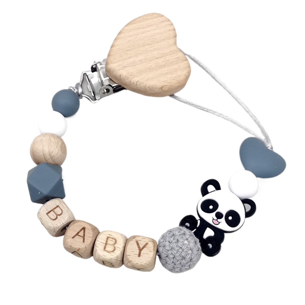 Wooden Personalized Baby Pacif - огляд і ціна Baby Pacifier Clip