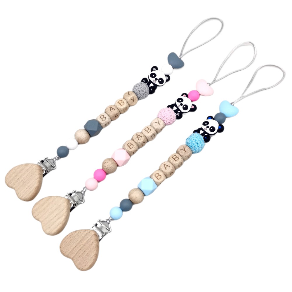Wooden Personalized Baby Pacif - огляд і ціна Baby Pacifier Clip