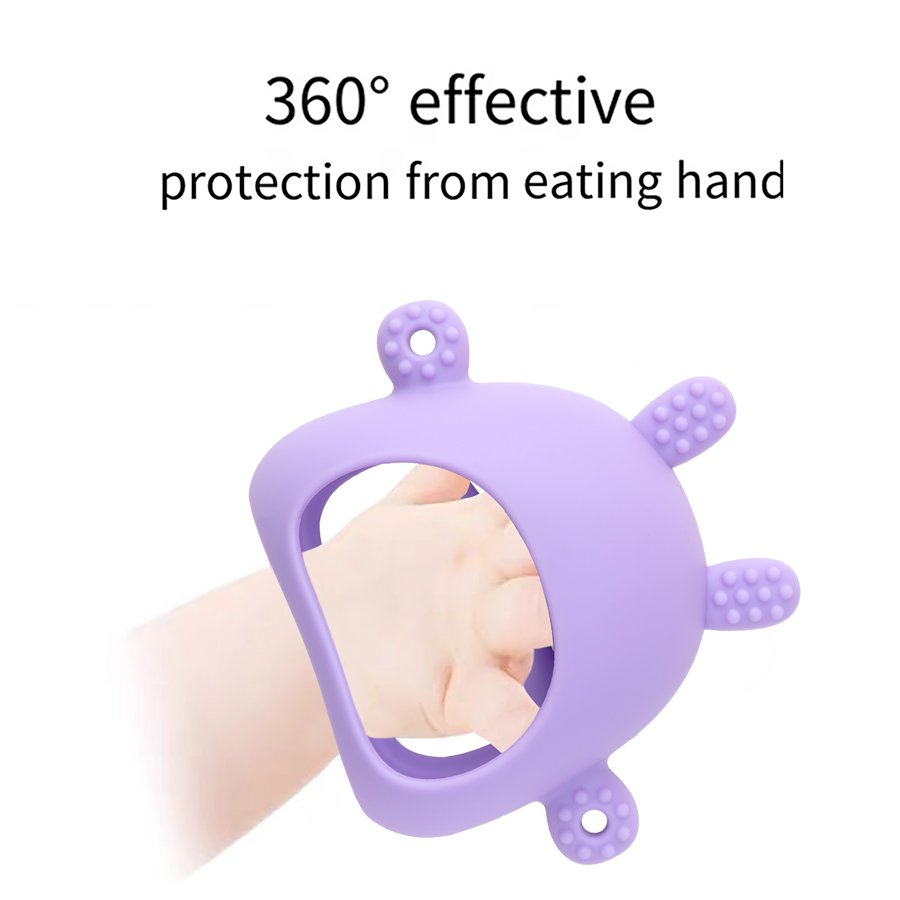 1PC Silicone Teether Toy BPA F - огляд і ціна Teething Mitten Baby