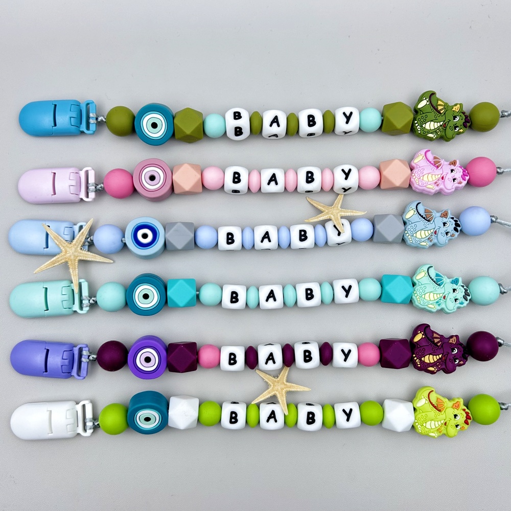 Custom English Russian Silicon - огляд і ціна Baby Pacifier Clip