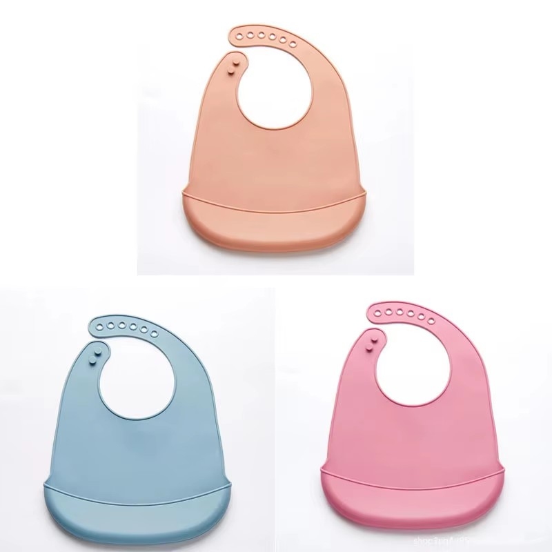 1/3pcs Baby Bib Adjustable Wat - огляд і ціна Silicone Baby Bibs