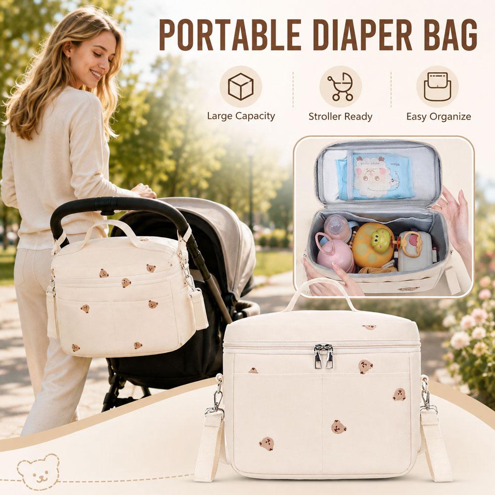 Cute Bear Bottle Cooler Bag Th - огляд і ціна Diaper Bag Backpack