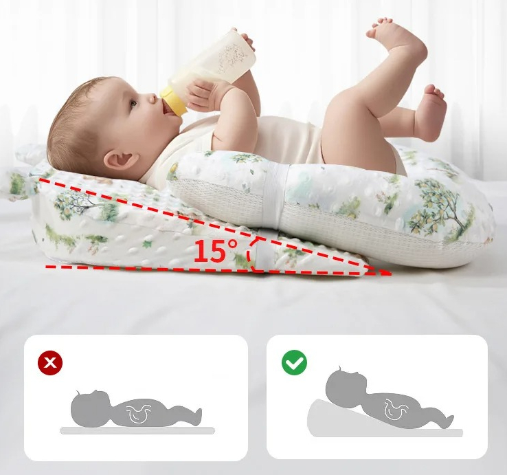 Baby Pillow Newborn Head Prote - огляд і ціна Anti-Roll Baby Pillow