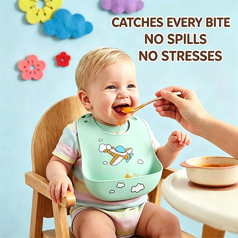 Silicone Baby Feeding Bib Wate - огляд і ціна Silicone Baby Bibs