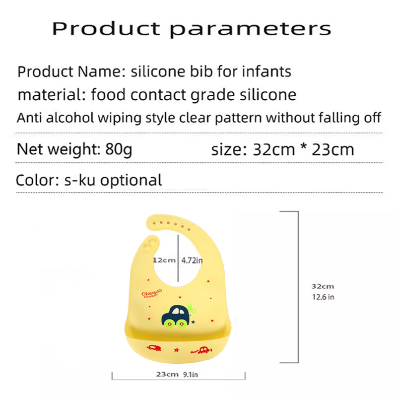 Silicone Baby Feeding Bib Wate - огляд і ціна Silicone Baby Bibs