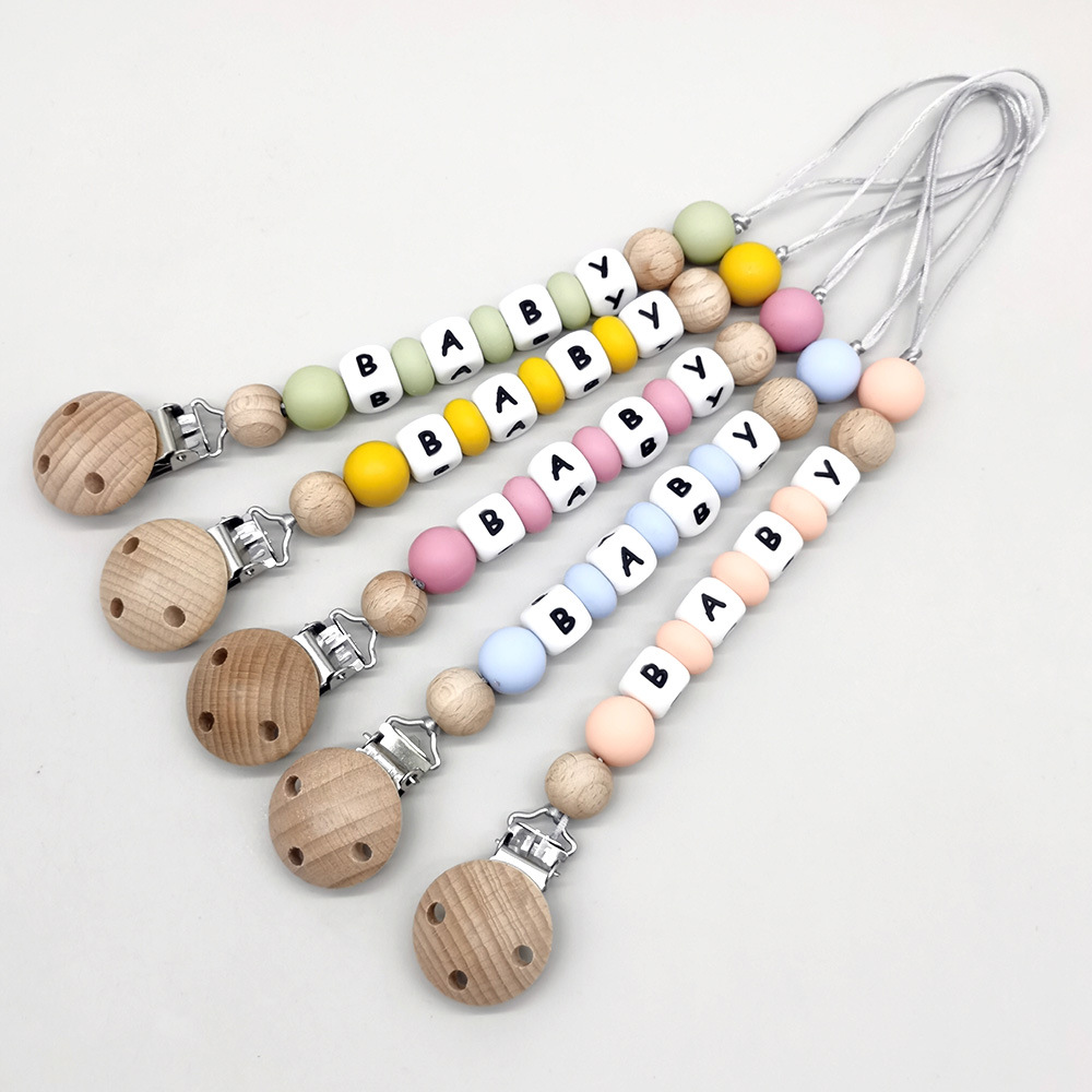 Custom Name Pacifier Clips Cha - огляд і ціна Baby Pacifier Clip