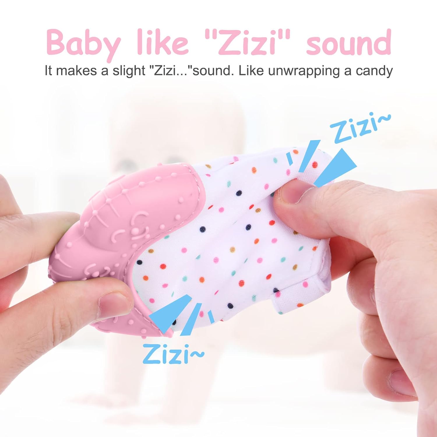 Food grade silicone Gloves Bab - огляд і ціна Teething Mitten Baby