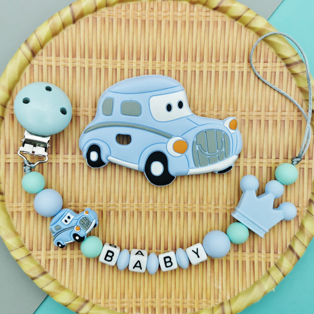 Custom English Russian Letter  - огляд і ціна Baby Pacifier Clip