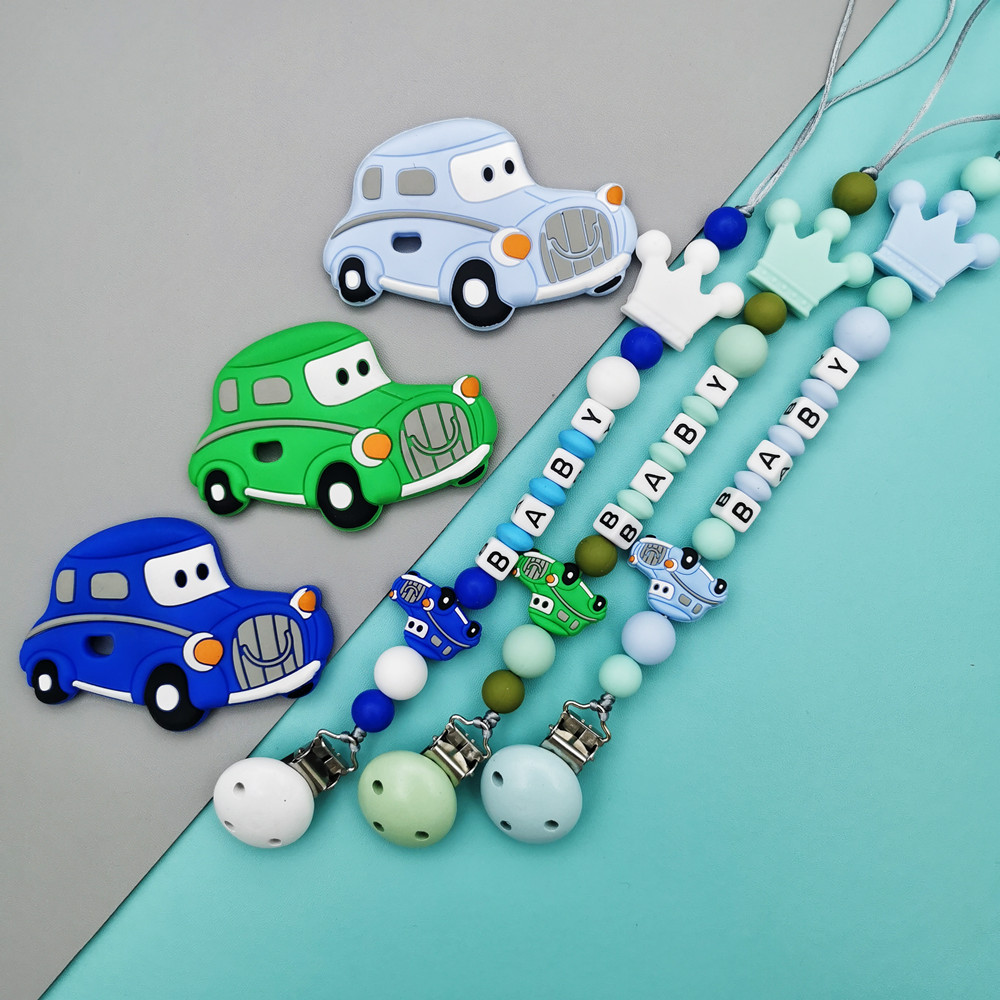 Custom English Russian Letter  - огляд і ціна Baby Pacifier Clip
