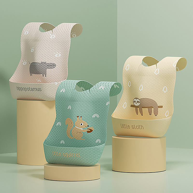 Waterproof Adjustable Food Fee - огляд і ціна Silicone Baby Bibs