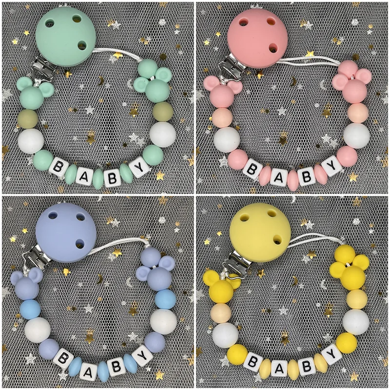 Baby Pacifier Clip Personalise - огляд і ціна Baby Pacifier Clip