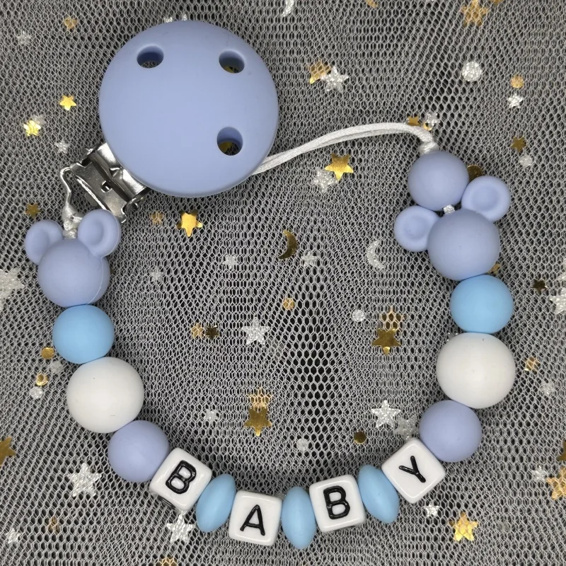 Baby Pacifier Clip Personalise - огляд і ціна Baby Pacifier Clip