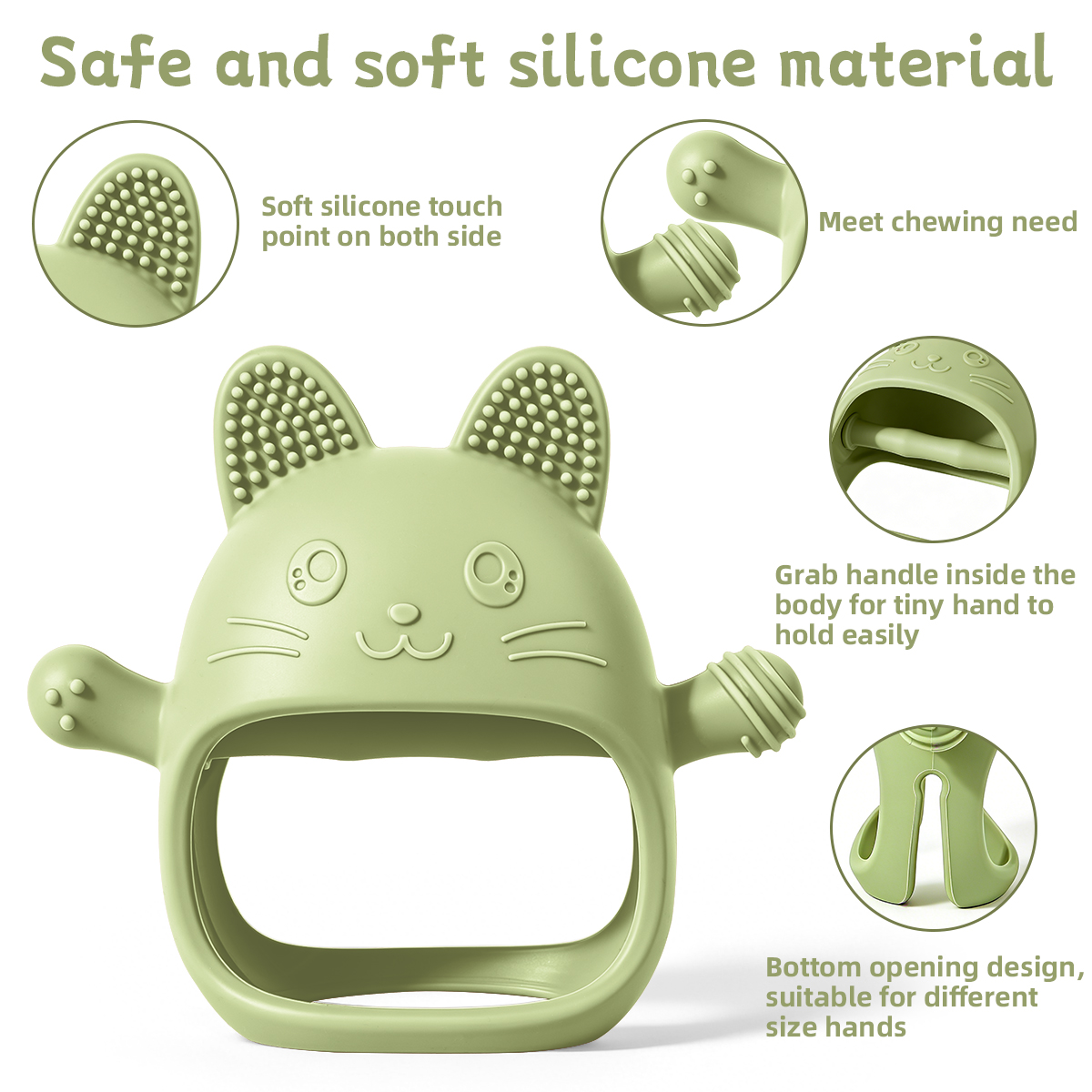 Baby Teether Chick Gloves Teet - огляд і ціна Teething Mitten Baby